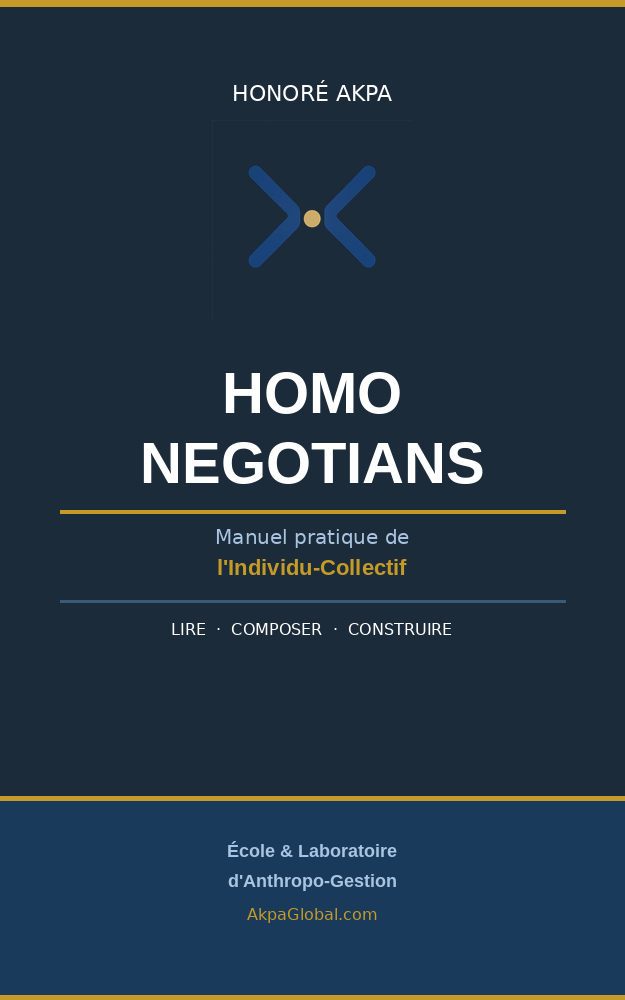 Homo Negotians — Manuel pratique de l'Individu-Collectif
